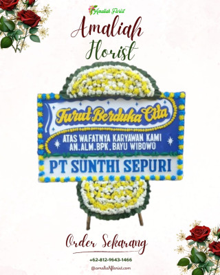 Papan Bunga Duka di Bongo Iii