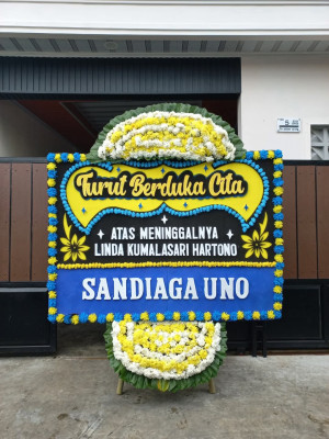 Papan Bunga Duka di Bongo Iii